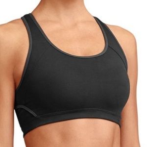 Athleta Double Dare Sports Bra in Black